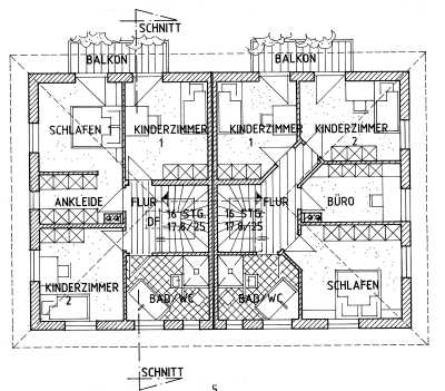 Plan Obergeschoss